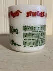 Vintage Hazel Atlas Egg Nog Mug Featuring Jingle Bells Song — photo 2
