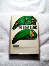 THE GREEN BERETS By Robin Moore 1965 Hardcover Dust Jacket Dj 1st/9th Print