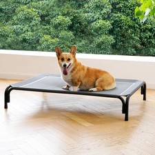 Elevated Dog Bed Raised Outdoor Dog Cot for Medium Dogs, Installation Require...