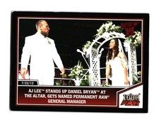 2013 Topps Best of WWE AJ Lee Stands up Daniel Bryan at the Altar 30