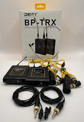 Deity BP-TRX Wireless Microphone TX/RX Transceiver Set, 3.5mm TRS, Black