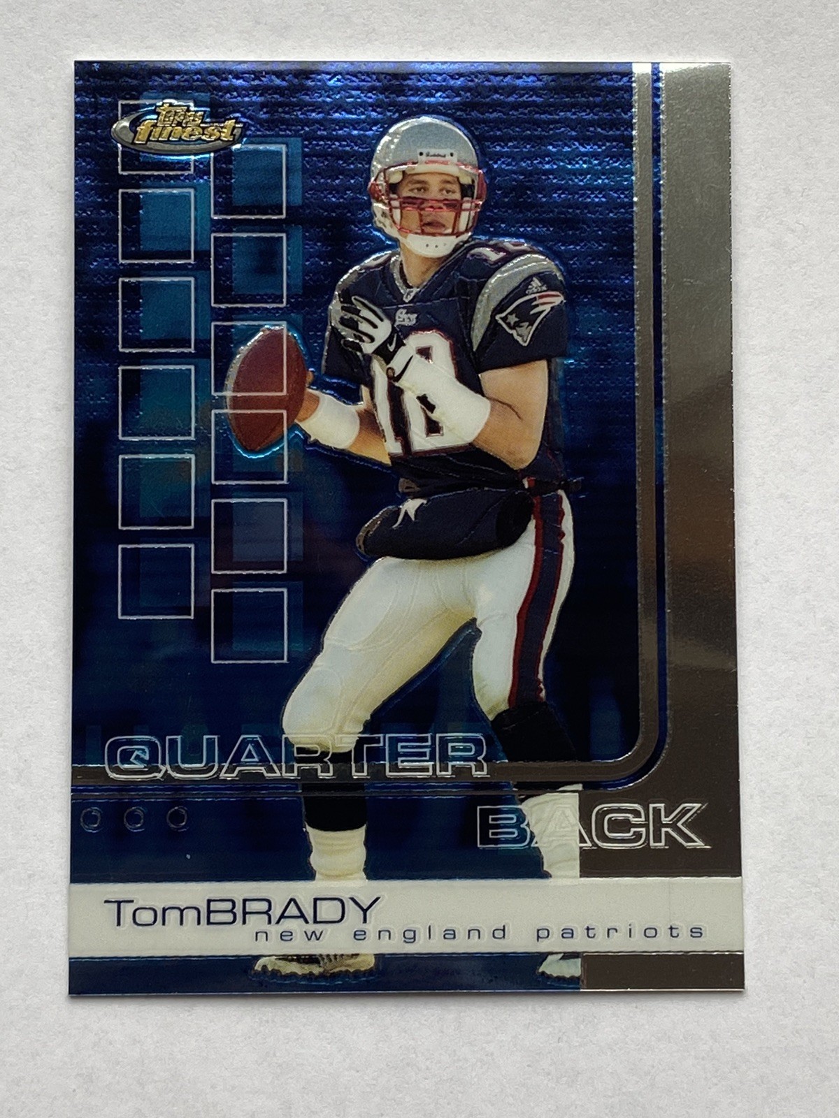 2002 Topps Finest TOM BRADY #50 NRMT Future HOFer GOAT 🐐