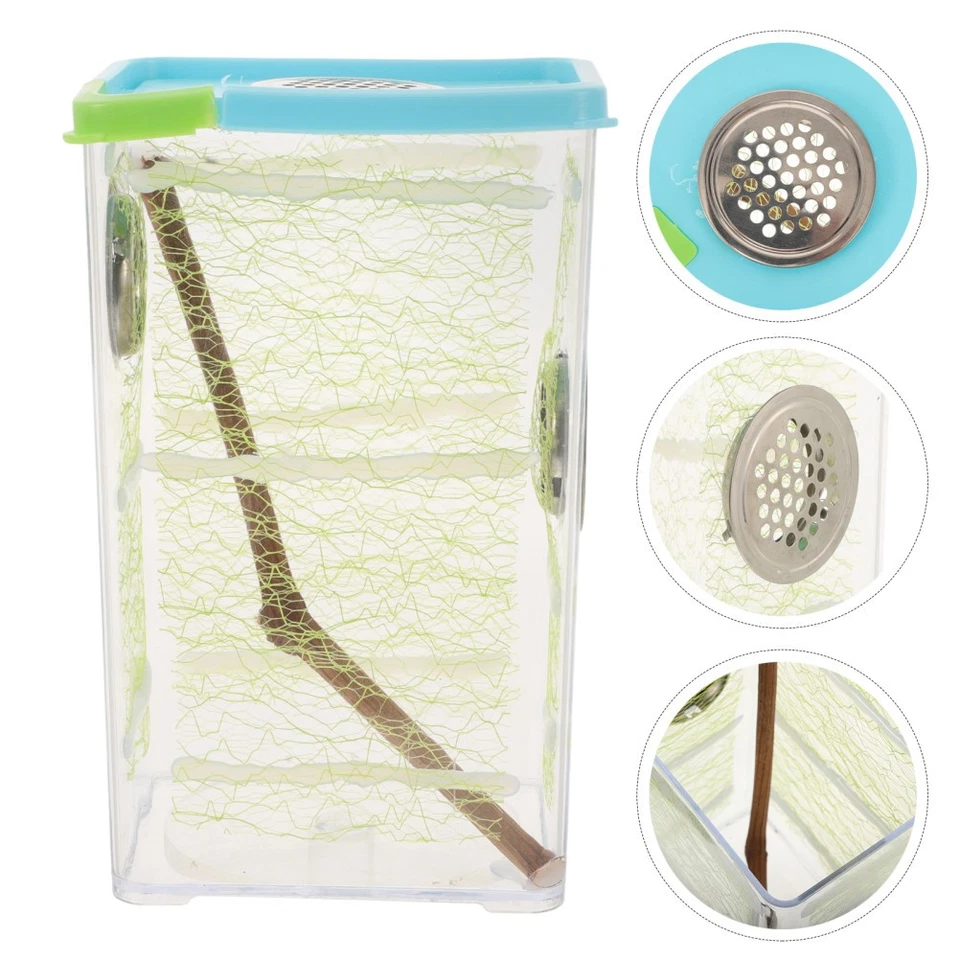  Boîte Escargot Boite Pour Réservoir De Tortue Grattoir À Aquarium - Photo 3/4