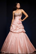 Tony Bowls MON CHERI Pink Multi Convertible Gown Long Short Pageant sz 4 Y2K NWT