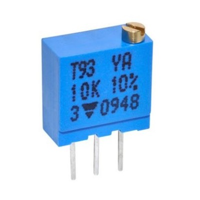 Spindel-Trimmer Trimmpoti SerieT93YA (64W) 100 Ohm RM2,54mm