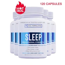120 Caps Relaxiu-m Sleep Natural Dietary Supplement for Better Sleep