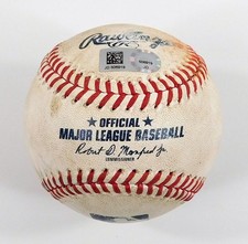 Phillies @ Nationals 8-18-23 Game-Used Baseball Bryston Stott / Joan Adon COA