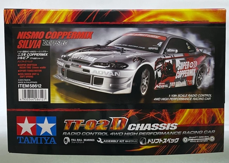 [US Tax Paid] Tamiya 58612 1/10 RC Nismo COPPERMIX Silvia TT-02D Drift Spec N... - Imagen 3 de 3