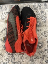 Puma - ONE 5.1 FG/AG - Size 12 - 105578 01 - Black/Red - MSRP 220