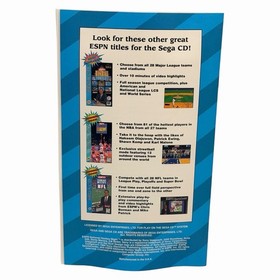 ESPN National Hockey Night (Sega CD, 1994) Complete w/ Manual + Reg Card Tested