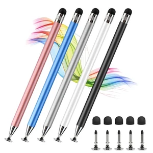 Stylus stylo 2-in-1 pour écran tactile, 5 Couleurs, haute précision - Parfait