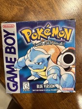 Pokemon Blue Version Game Boy, 1998 CIB First Print