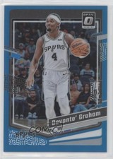 2023-24 Panini Donruss Optic Aqua Prizm 65/249 Devonte' Graham #100 6o3