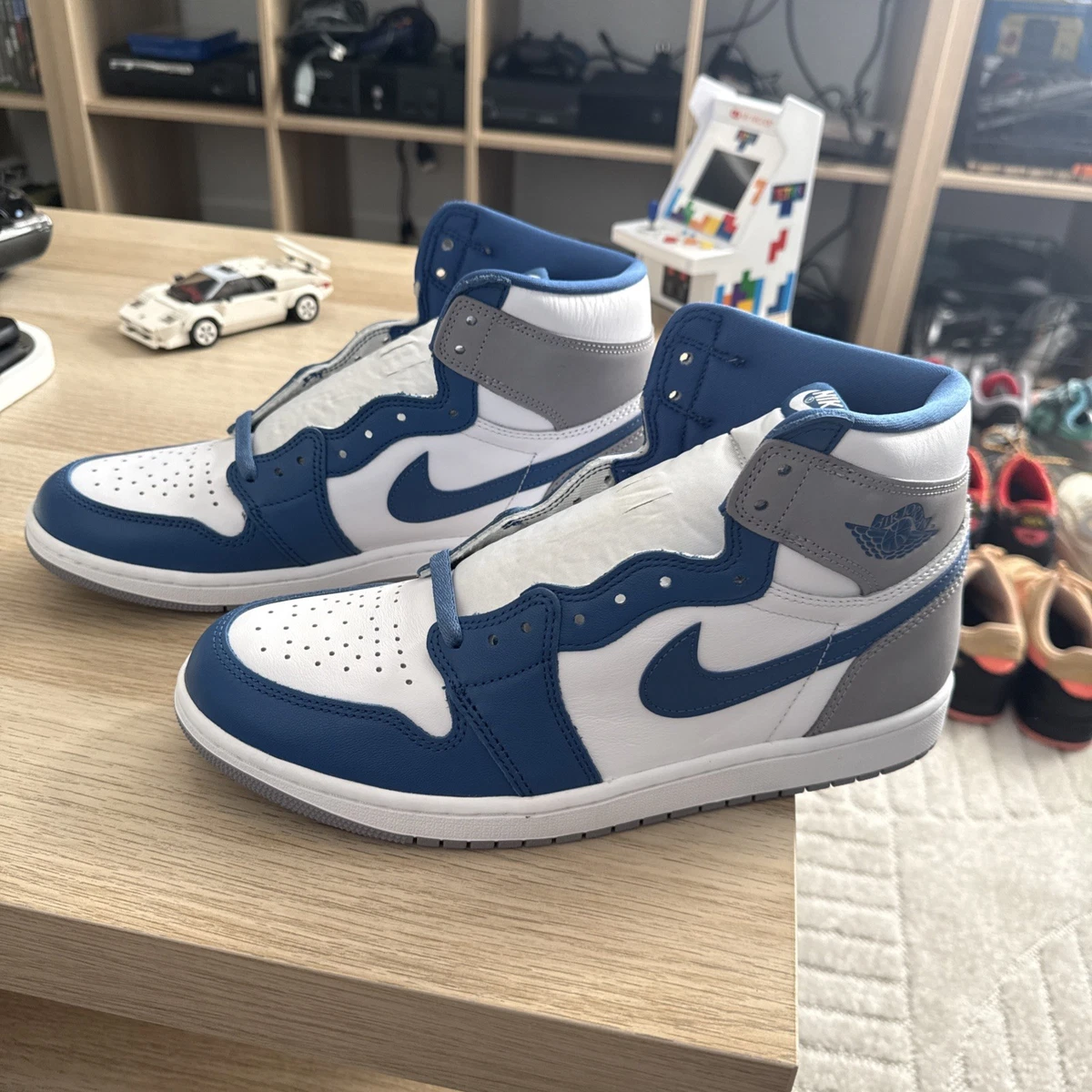 Air Jordan 1 Retro High OG True Blue Men’s Size 17 Sneakers (2022) These Changed My Mind! Air Jordan 1 True Blue Review + On  main image 2