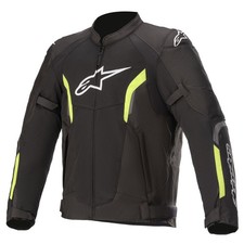 Alpinestars AST V2 Air Mens Textile Motorcycle Jacket Black/Yellow