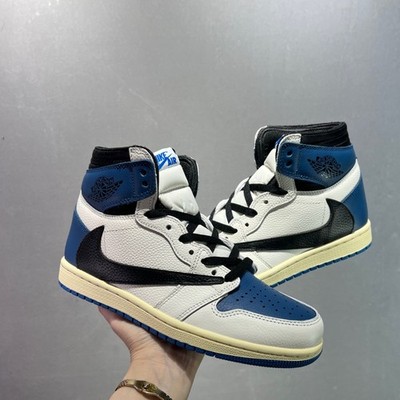 DH3227-105 AJ 1 High x Fragment x Travi Scot Sail/Blue 