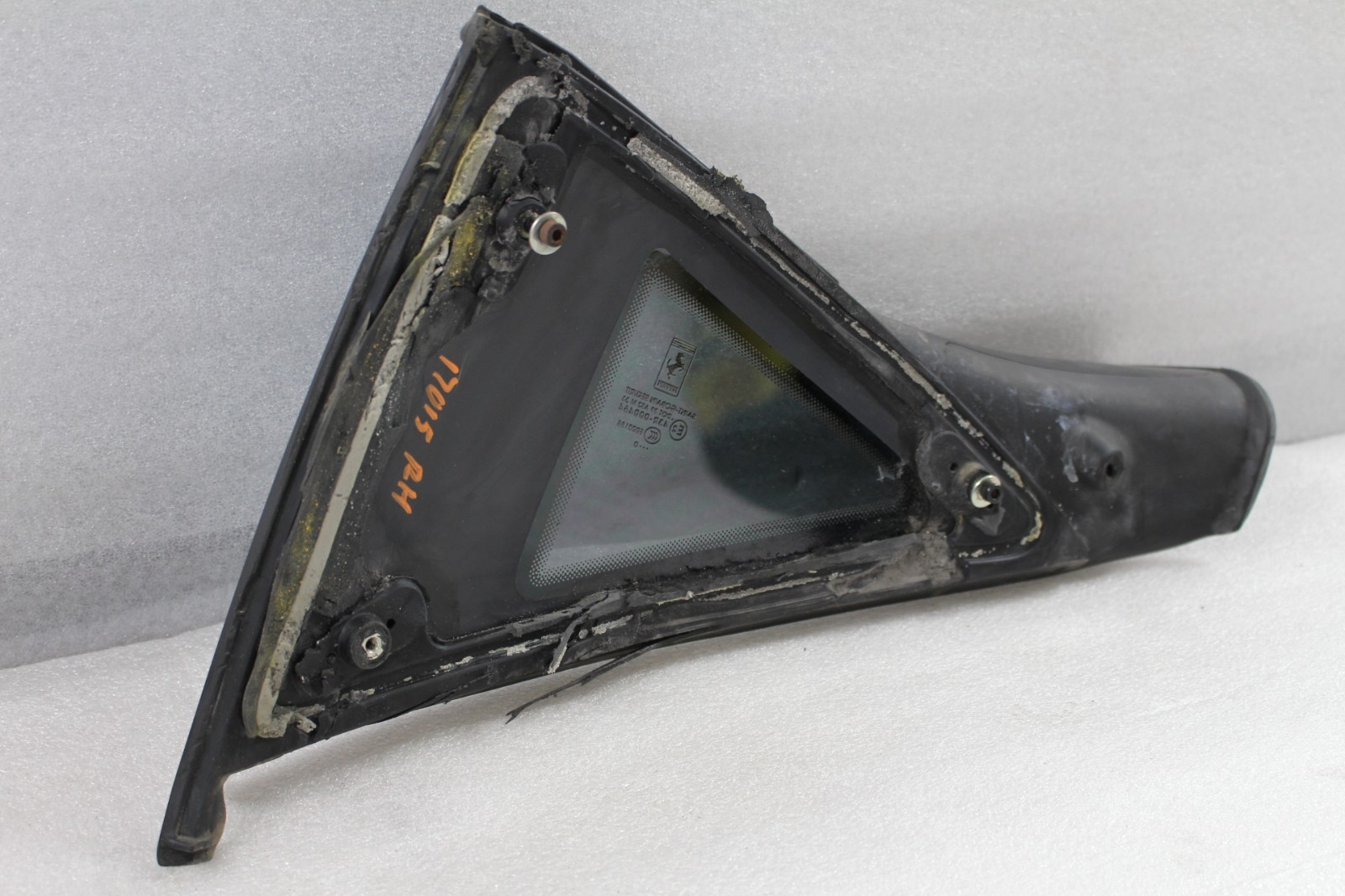 Ferrari 458 Italia, RH, Right, Quarter Glass, Dmg, Used, P/N 82746800