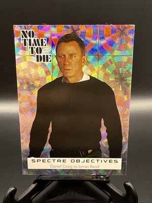 James Bond No Time to Die SPECTRE OBJECTIVES Foil Chase Card SOS-1 Daniel Craig