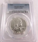 1963 Franklin Silver Half Dollar PCGS MS 64 DDR FS-801