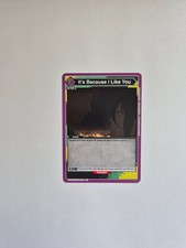 Its Because I Like You UE22BT/CSM-1-036 carta
