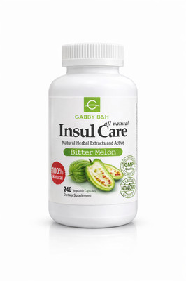 Insul Care Bitter Melon 500mg 240 Capsules Blood Sugar Support 10X Concentrated