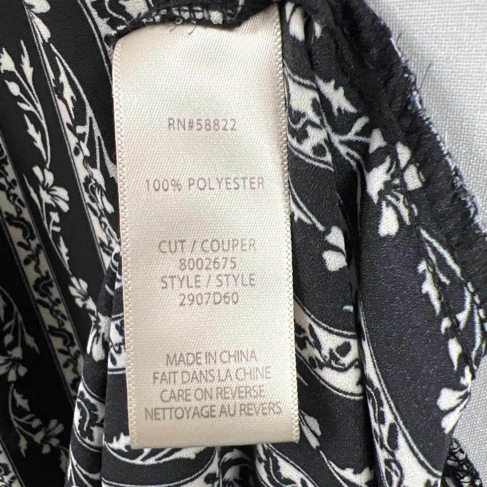 Max Studio Maxikleid Damen S schwarz V-Ausschnitt gesmokt Boho Landhaus Core Prairie - Bild 4 von 4