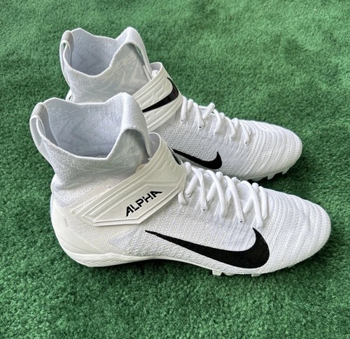 Scarpe da calcio uomo Nike Alpha Menace Elite 2 Flyknit staccabili taglia 12 bianche - Foto 3 di 10