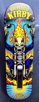 (2011) ~ Santa Cruz / Richard Kirby / ''Ghost Rider''/ Skateboard Deck!