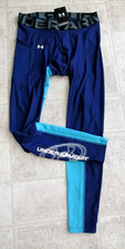 UNDER ARMOUR HEATGEAR LEGGINGS BLUE/AQUA 1383332-NWT sz L
