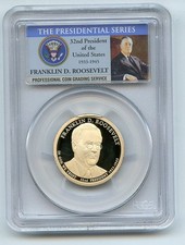 2014 S $1 Franklin D Roosevelt Dollar PCGS PR70DCAM