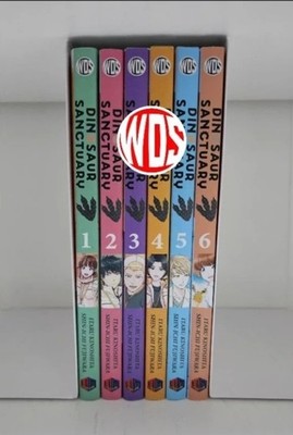 Dinosaur Sanctuary Manga Volumes 1-6 Set English Version Comic-NEW DHL Express