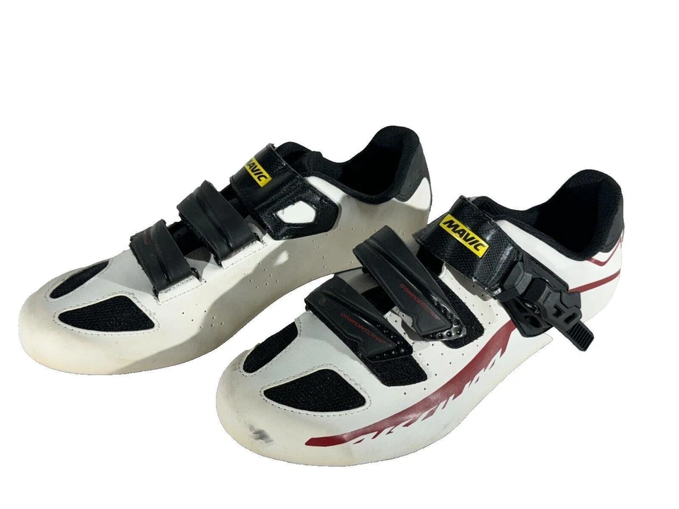 MAVIC Aksium Zapatos de Ciclismo de Carretera Botas 3 Pernos EU42 2/3 US9 Mondo 270 cs486 Foto 3 de 4