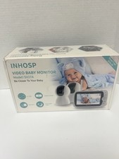 INHOSP Baby Monitor SV27A Split-Screen Video 2 Camera W/ Audio 2 Way Talk