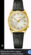 BULOVA ACCUTRON LEGACY 412 2SW7A004 Limited Edition 297/600 Box Papers MINT 🎁 