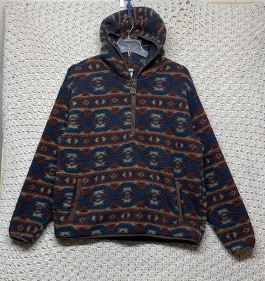 Cinch Ladies 1/2 Zip Hooded Women 2XL Multi-Color Sherpa Pullover  Pockets