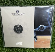 Star Wars 2024  – 06 Tie Fighter 50p BU Royal Mint Coin Sealed Pack