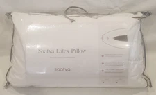 SAATVA LATEX PILLOW QUEEN Size 18x28 ORGANIC COTTON Luxury STANDARD LOFT $165.00