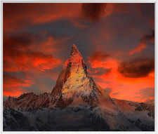 Pannello Radiante Infrarossi Con Immagine 300W, Riscaldatore a Infrarossi per Mo