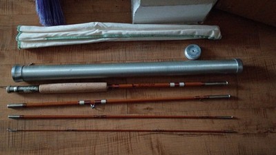 Vintage Wright McGill 7.5' Trailmaster Spinning Rod Eagle Claw 4-piece 4TMU