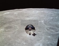 APOLLO 10 COMMAND AND SERVICE MODULES FROM LUNAR LANDER 1969 8.5X11 PHOTO