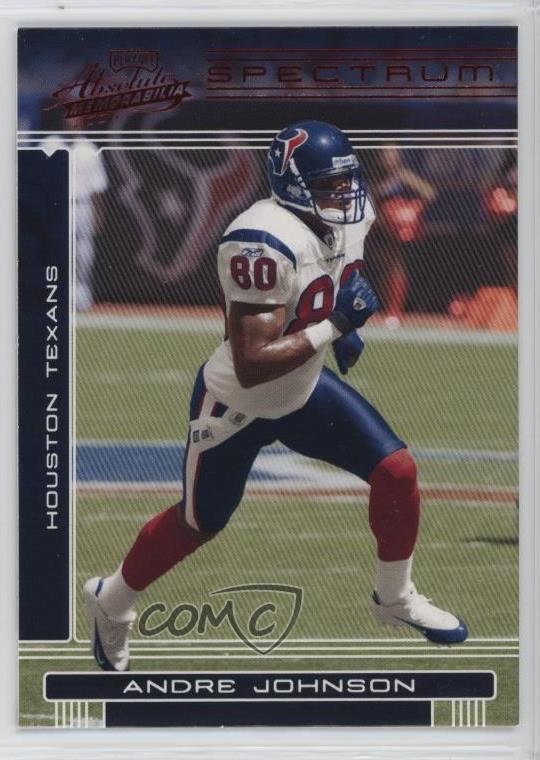2006 Playoff Absolute Memorabilia Spectrum Red Andre Johnson #63 HOF 1c0k