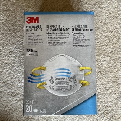 3M Performance Mask 8210 Plus N95 Particulate Paint Prep Respirators