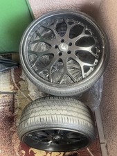 Forgiatos Drea 22 Staggered Rims  Lionhart Tires W Floaters Bolt P 5x112