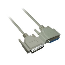 RS-232 Serial Extension Cable DB25 Male to Female Universal - 6ft Ships from TX