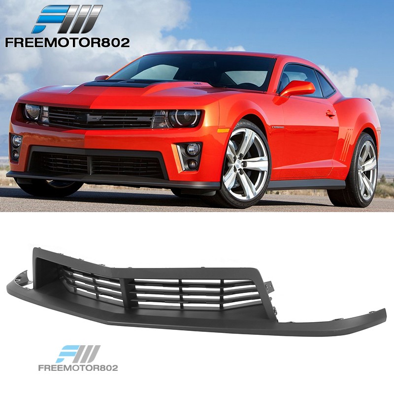 Fits 12-15 Chevy Camaro ZL1 OE Factory Style Black Front Bumper Lower Grille PP