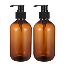 Bath Liquid Soap Dispenser Empty Shampoo and Conditioner Bottles