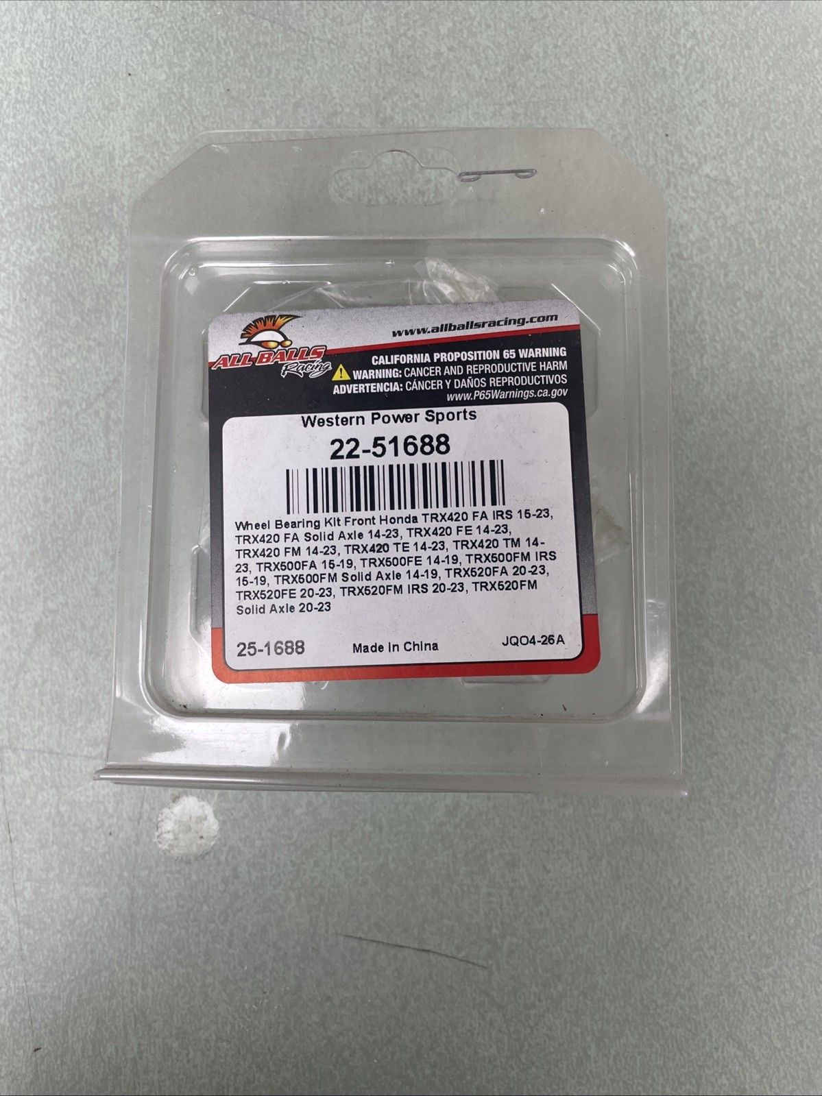 All Balls - 22-51688 - Wheel Bearing and Seal Kit | eBay