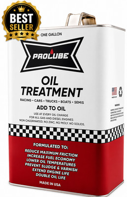 Prolube Engin Oil Treatment 1QT - Engine Oil Additive for Gas & Diesel Engines