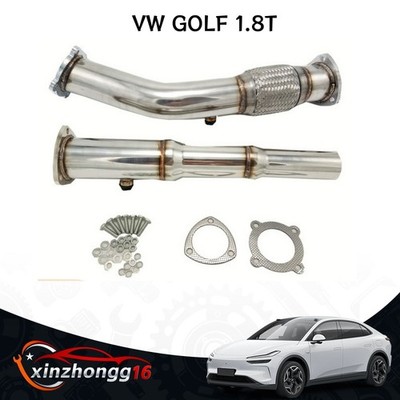 Edelstahl-Downpipe 76mm 3 Zoll für 1.8T 20V - Audi A3 8L, Golf 4, Leon DE