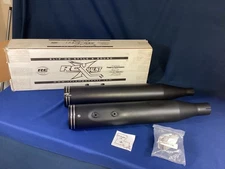 NEW open box RC Components X-1 Slip On Mufflers, Black, RCX140B-33E *